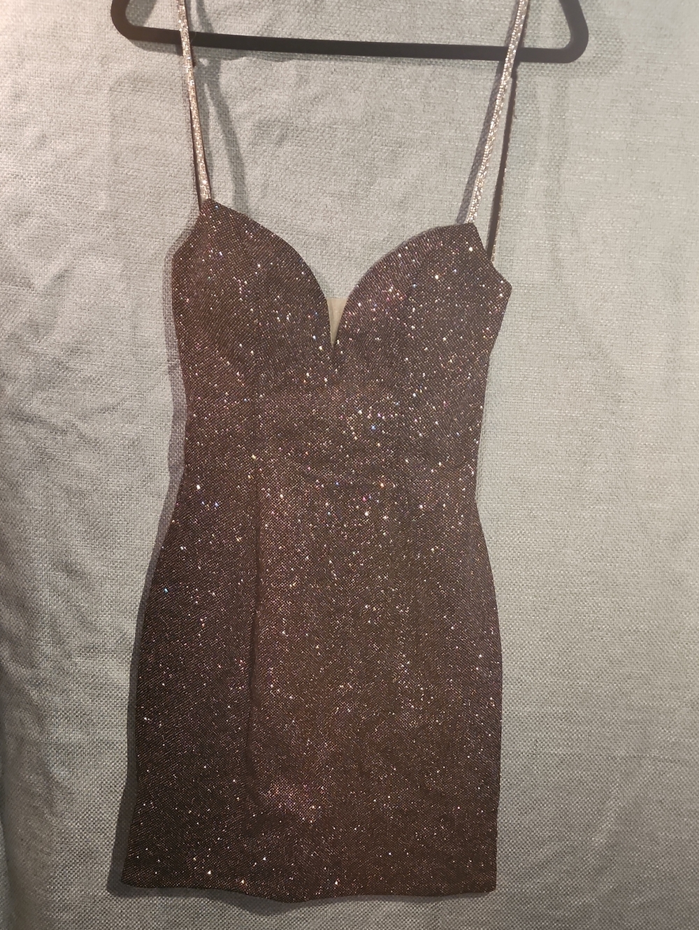 Sparkle Black/rainbow Bodycon Mini Dress.  Size 2. NWT